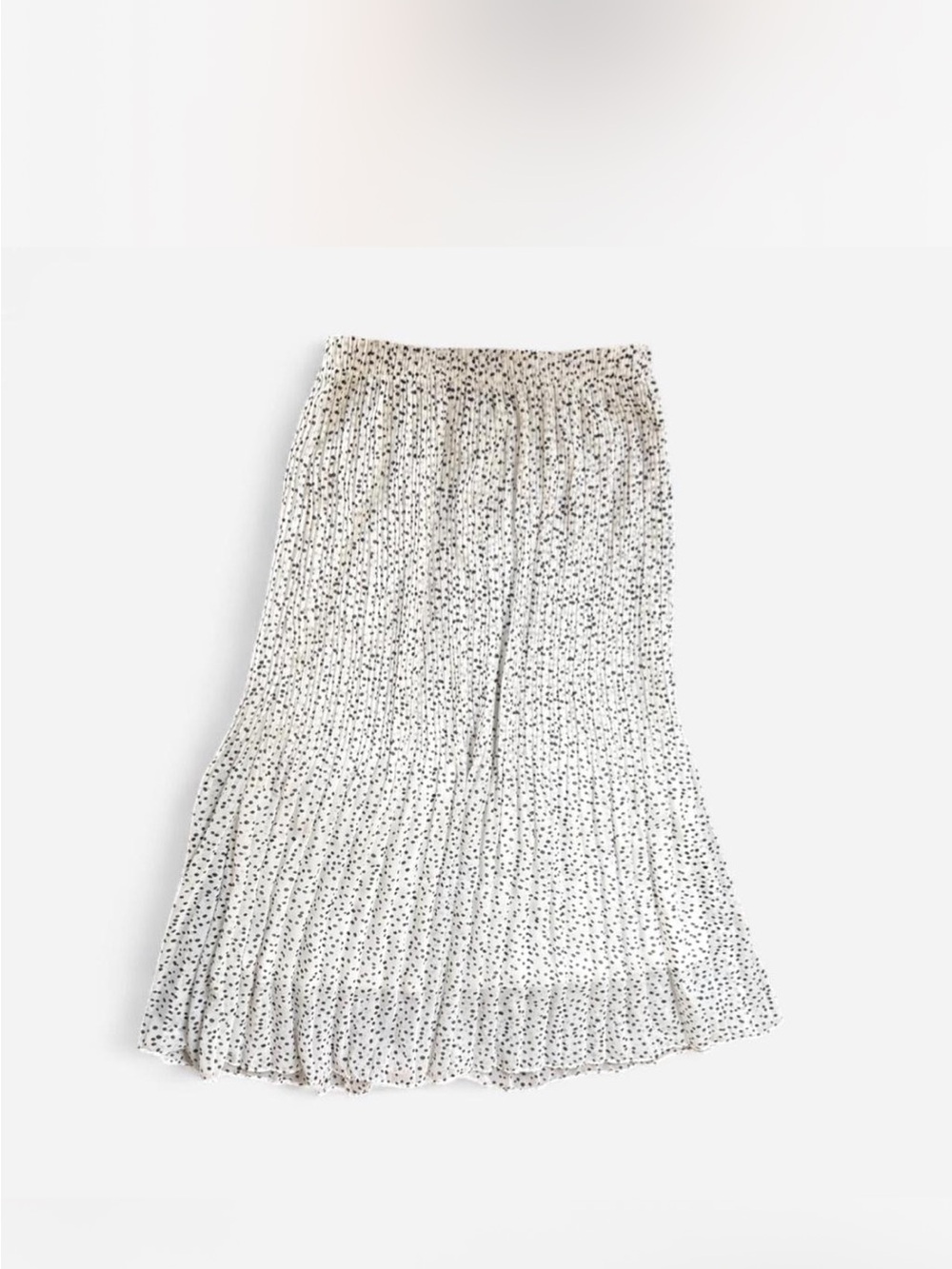 WD.NY White Maxi Skirt with Black polka dot Print - Picture 3 of 8